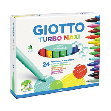 FILA Giotto Turbo Maxi Markers 24 pcs set The Stationers